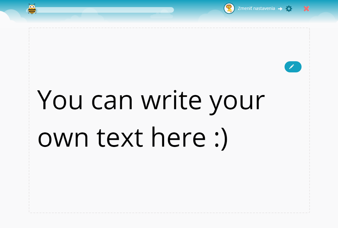 Paste your own text and view it